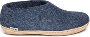 Glerups Schoen met leren zool-Blauw-37