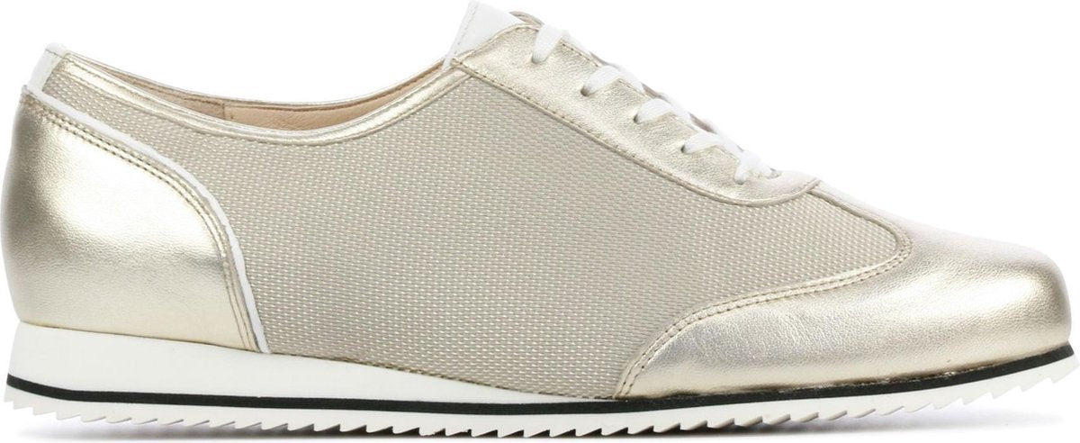 Hassia Vrouwen Textiel Veterschoenen / Damesschoenen Lage sneakers 301658 met - Goud - Maat 39