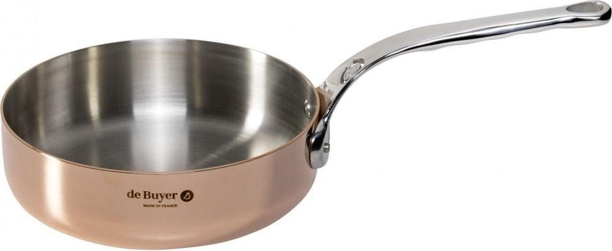 de Buyer prima matera sauteuse koper/rvs 20cm recht ind.