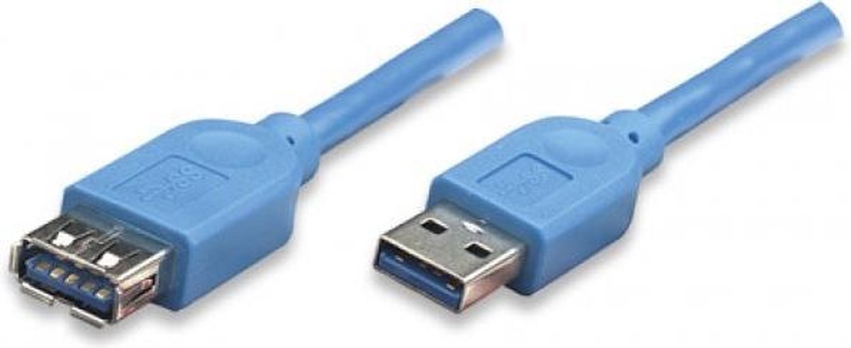 TECHly USB-kabel USB 3.2 Gen1 (USB 3.0 / USB 3.1 Gen1) USB-A stekker
