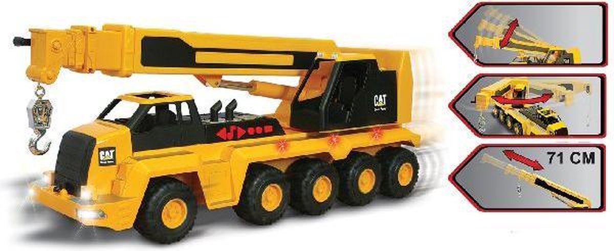 Kraanwagen Caterpillar - 10 Wheels telescoopkraan