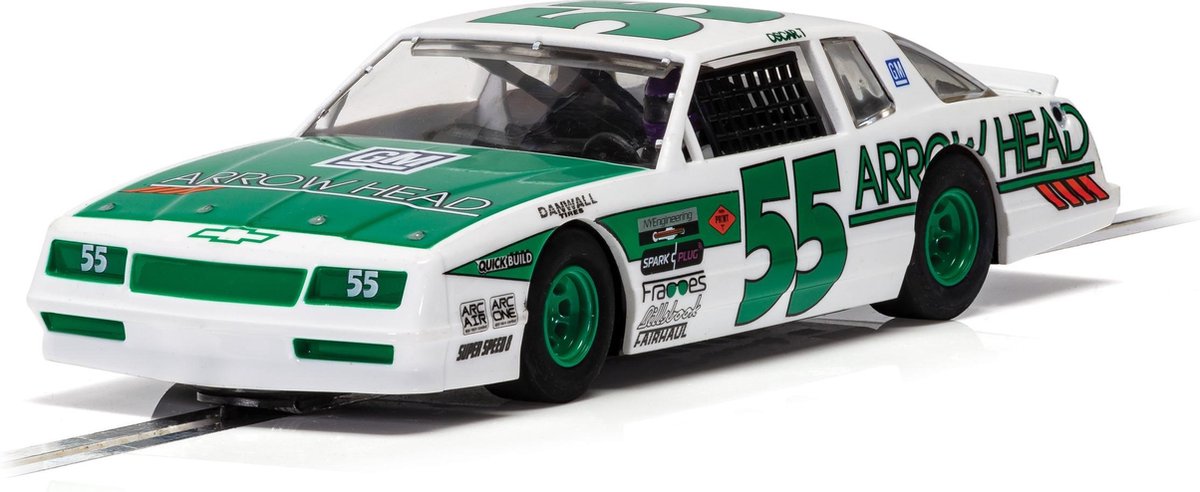 Scalextric - Chevrolet Monte Carlo - Green En White No.55 (3/20) * - SC4079 - modelbouwsets