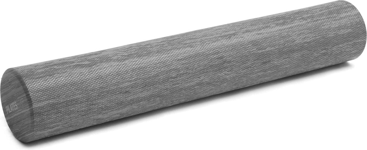 Fascia/pilates rol pro - blauw gemarmerd grey marble (90 cm) Yogablok YOGISTAR