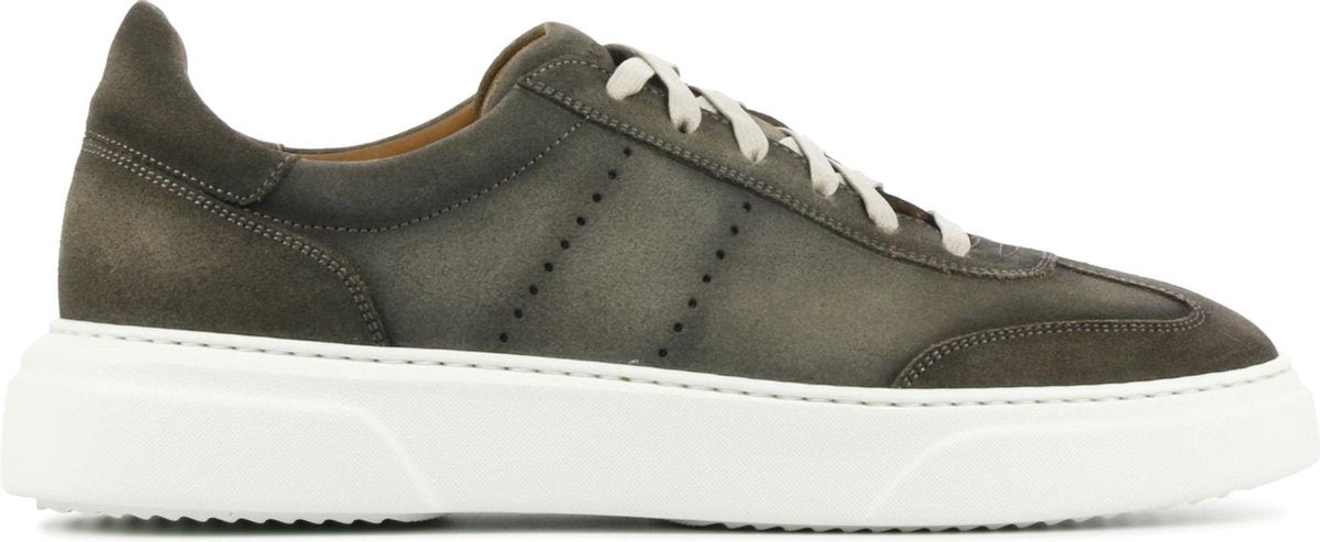 Magnanni Mannen Suède Lage sneakers / Herenschoenen 22444 sue - Grijs - Maat 46