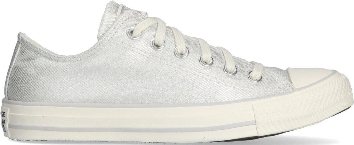 Converse Meisjes Lage sneakers Chuck Taylor All Star Ox - Zilver - Maat 37