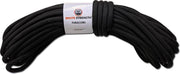 Paracord - Touw - 6 mm - 40 meter - Zwart - 400 kg trekkracht