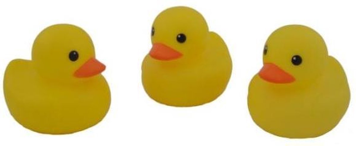 3 BADEENDJES 10CM