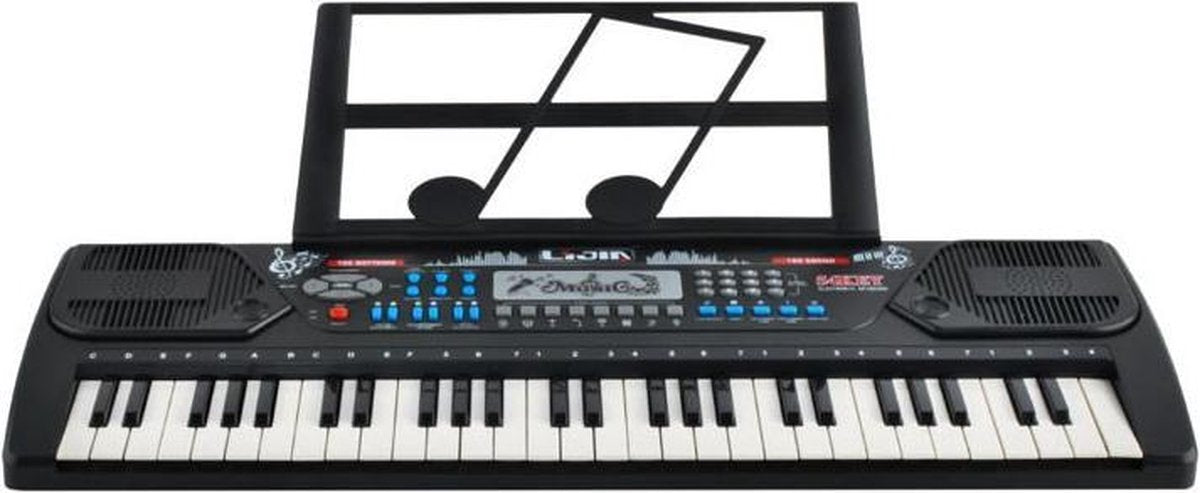 Piano Keyboard - 54 Keys - Digital Piano - Keyboard Piano - en Lessenaar 10 liedjes 3 Geluidseffecten
