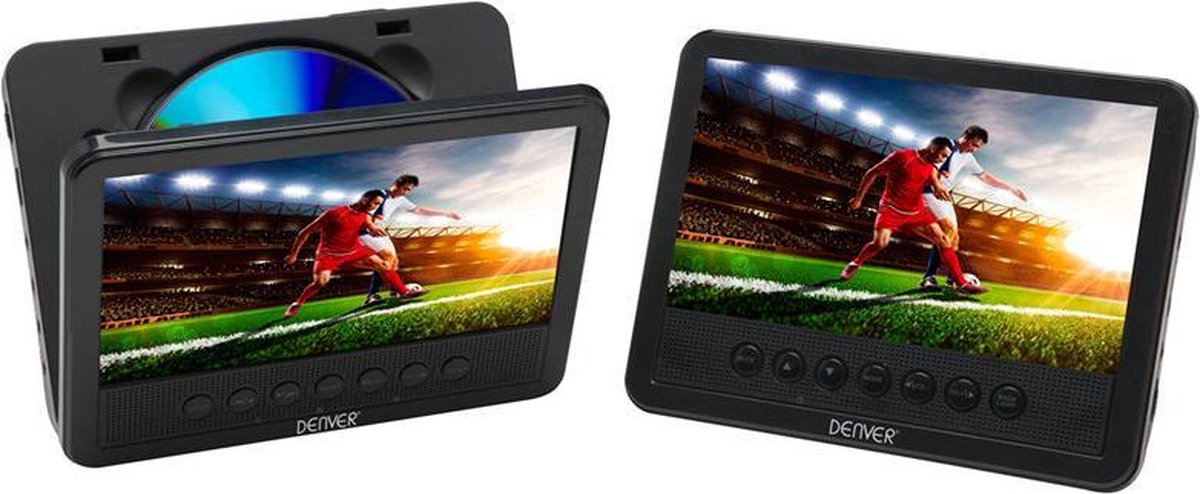 Denver MTW-756 TWIN - Draagbare DVD-speler - 7 inch