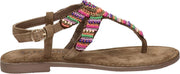 Lazamani dames sandaal - Taupe - Maat 36