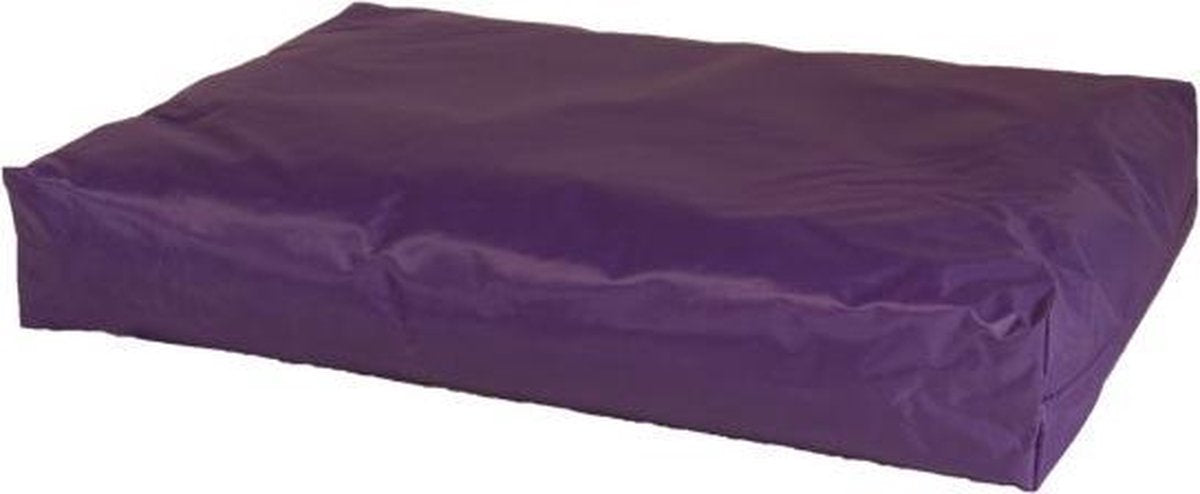Losse hoes hondenkussen nylon paars maat 90x120x15 cm