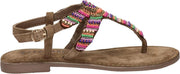 Lazamani dames sandaal - Taupe - Maat 42
