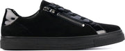 Hassia Vrouwen Suède Lage sneakers / Damesschoenen 301232 - Zwart - Maat 38