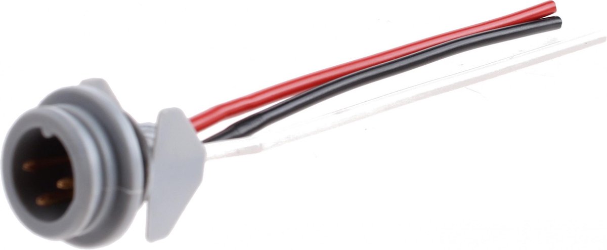 Gazelle Stekker Accu 3-punts 20 Mm Grijs