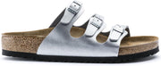 Birkenstock Florida silver narrow - maat 26
