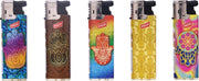 Slidecap aanstekers - Lighters - Prof - 50 stuks - Lucky hand design