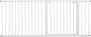 BabyDan Traphek Deurhek Klemhek Premier All in One max. 183cm - Wit incl wallcups - Metaal - 73cm hoog - Traphek Zonder Boren - Klembevestiging – Veiligheidshek - Max. secure gate – Eenvoudig te installeren - 2 kanten openen