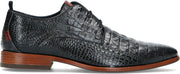 Rehab - Heren -  Greg Croco zwarte veterschoenen - Maat 42