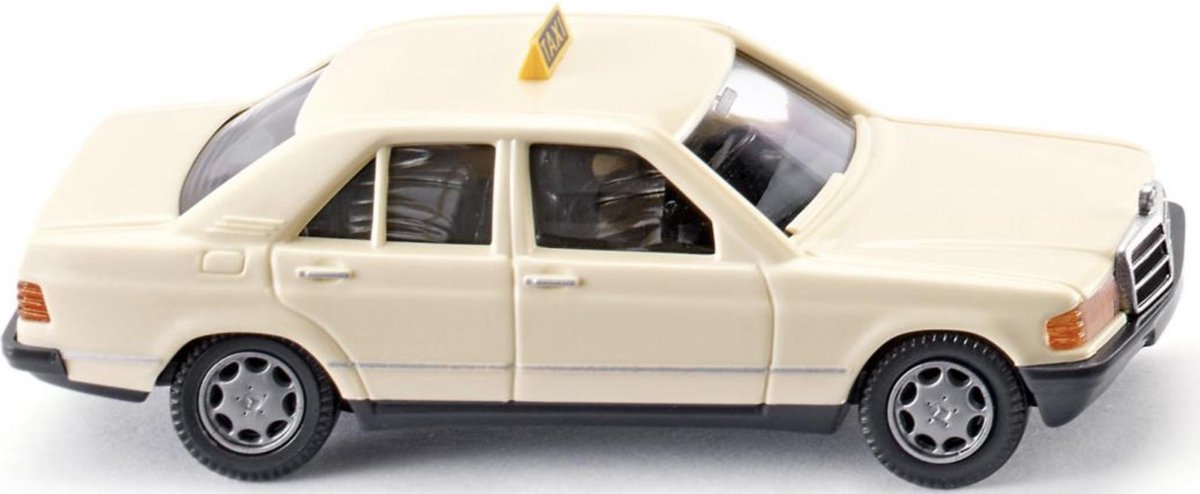 WIKING MERCEDES BENZ 190 D TAXI 1982 schaalmodel 1:87