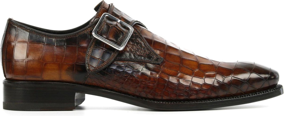 Harris Mannen Leren Instapschoenen / Herenschoenen / Instapper 9195 - Cognac - Maat  43.5