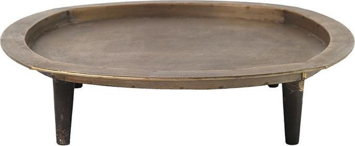 Countryfield Plateau Rosaleen 41 X 10 Cm Staal/nikkel Goud
