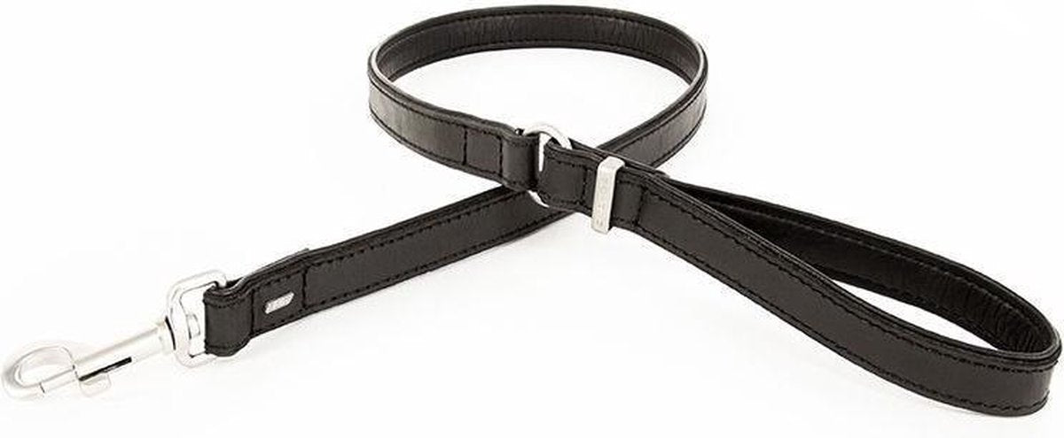 Oxford Leren Hondenriem - Classic - Zwart