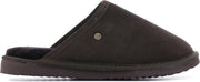 Warmbat Classic Suede Pantoffels - Choco - Maat 40