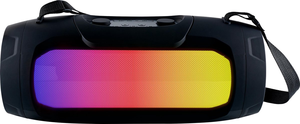 Bigben PARTYBTPROPLUS - Party Bluetooth Speaker met LED-verlichting - Zwart