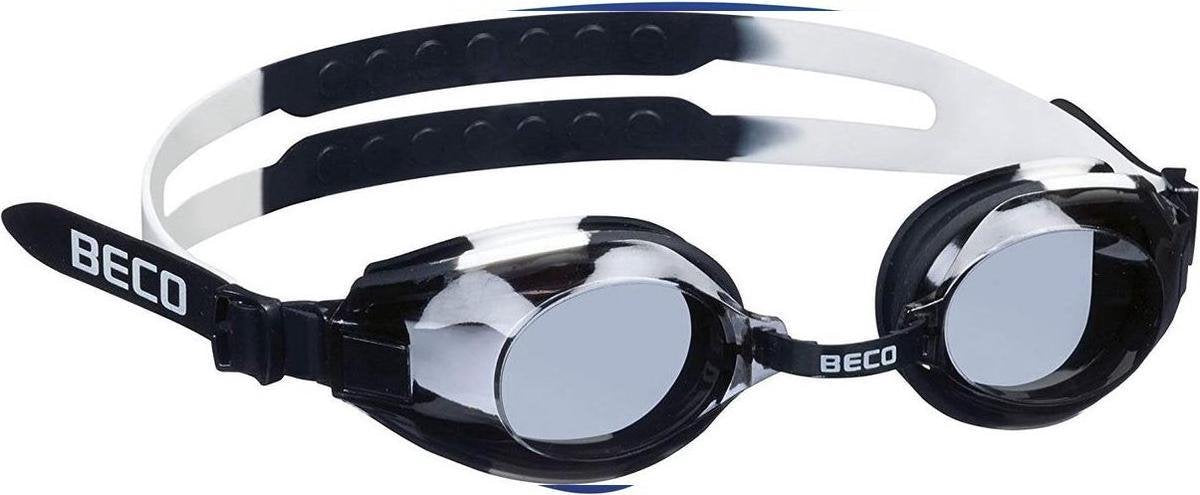 BECO zwembril Arica Polycarbonaat Junior - Zwart/wit