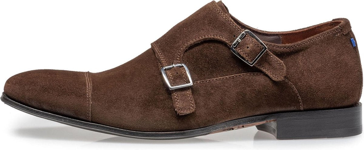 Floris van Bommel Gespschoenen bruin - Maat 41