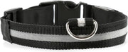 Led halsband - Lichtgevend - Veiligheid - Hond - Kat - Zwart - L - Pixypet