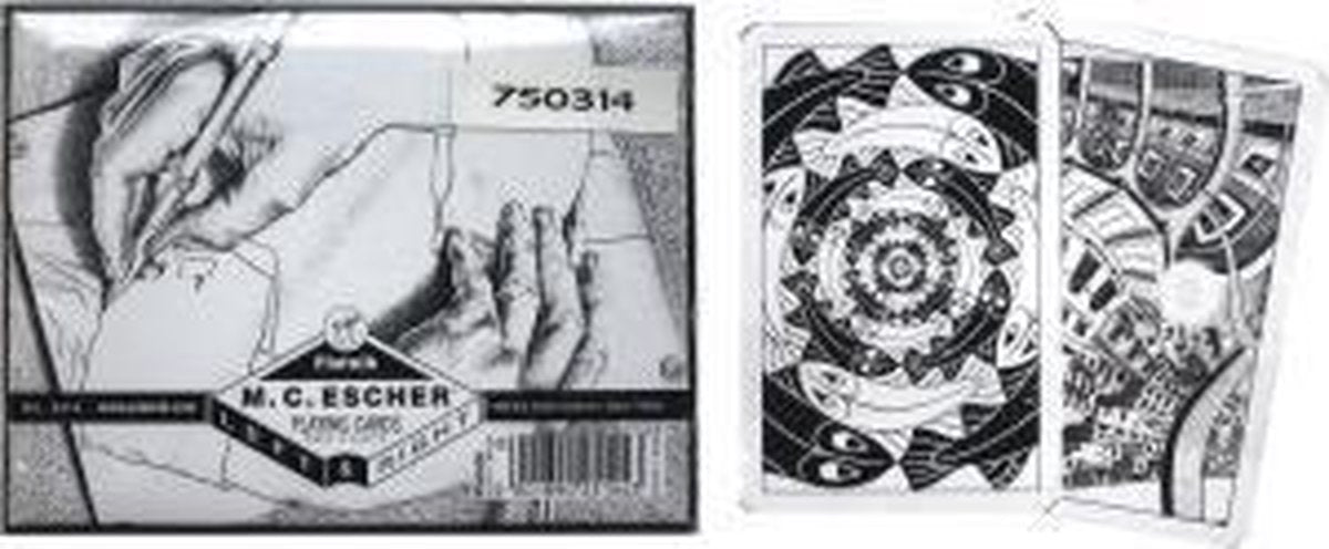 Escher Left & Right Speelkaarten - Double Deck