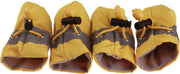 Hondenschoenen Met Gripzolen Waterbestendig - Dierenkleding - Geelgoud - 4 st