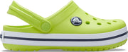 Crocs Slippers - Maat 28/29 - Unisex - limegroen/wit