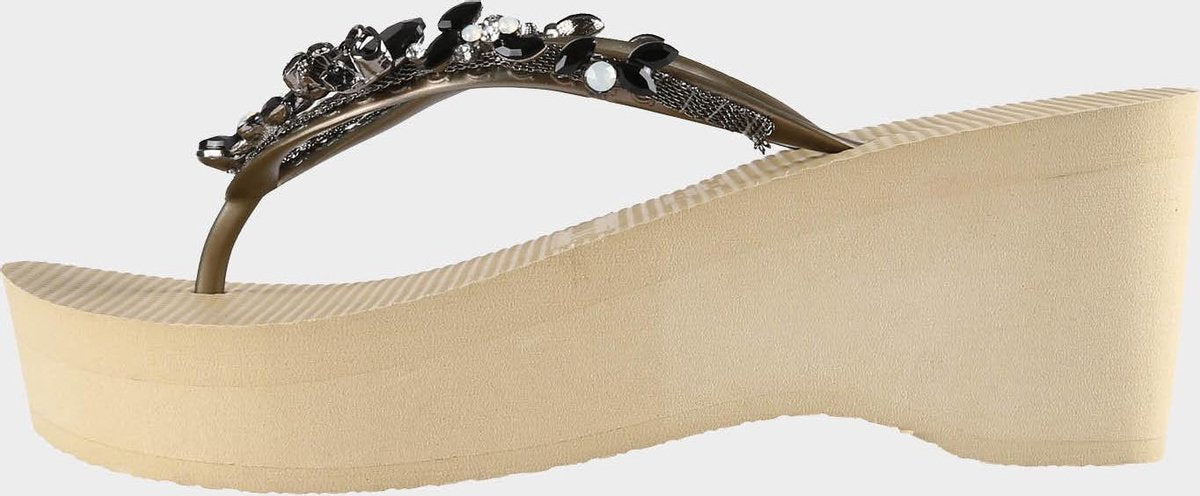 Uzurii Stella Skull Black dames slipper met hoge hak