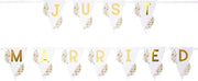 Just married minislinger - 1 meter - Floral bruiloft