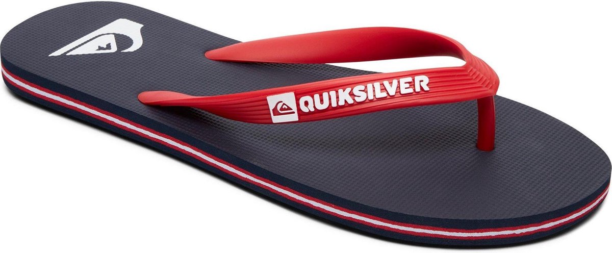 Quiksilver Molokai Youth Jongens Slippers - Blue/Red/Blue - Maat 35