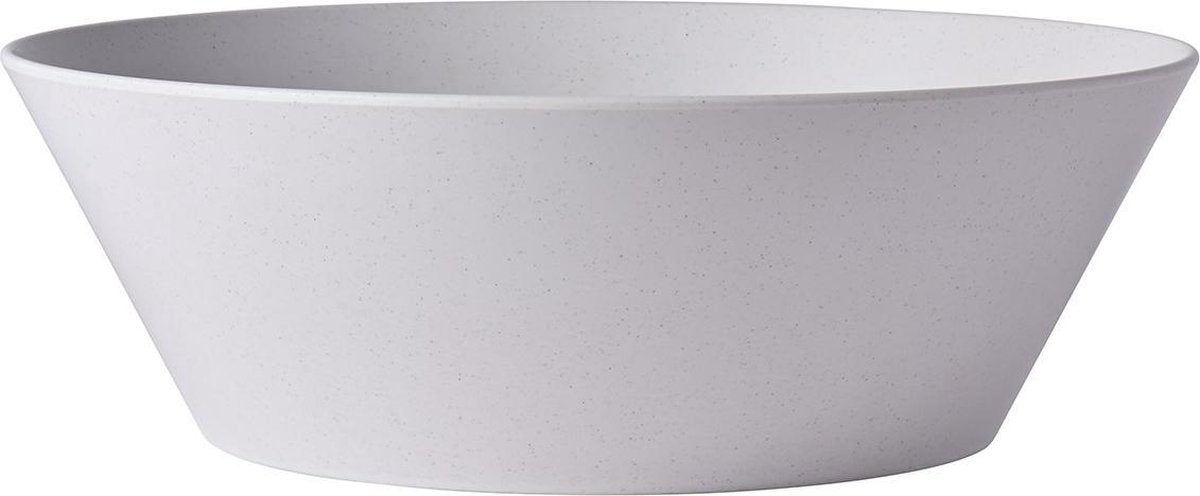 Mepal – serveerschaal Bloom – 3 liter – Pebble white – saladeschaal – licht in gewicht – makkelijk stapelbaar – voor binnen en buiten
