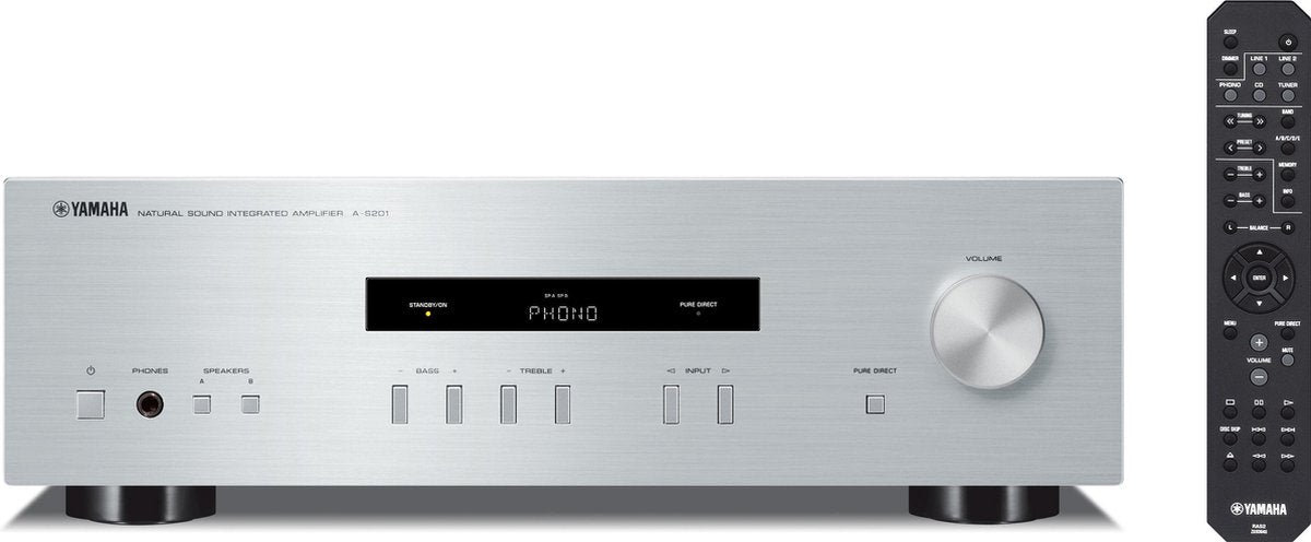 Yamaha AS-201 Versterker - Zilver