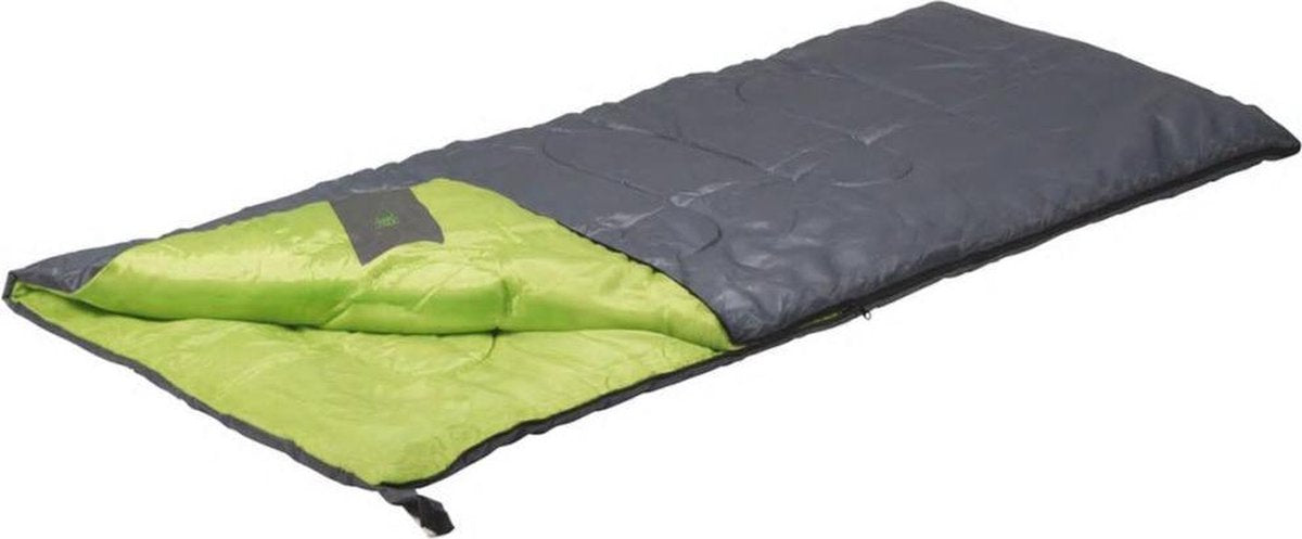Camp-Gear Slaapzak - Festival - 190x75 cm - Grijs/Lime