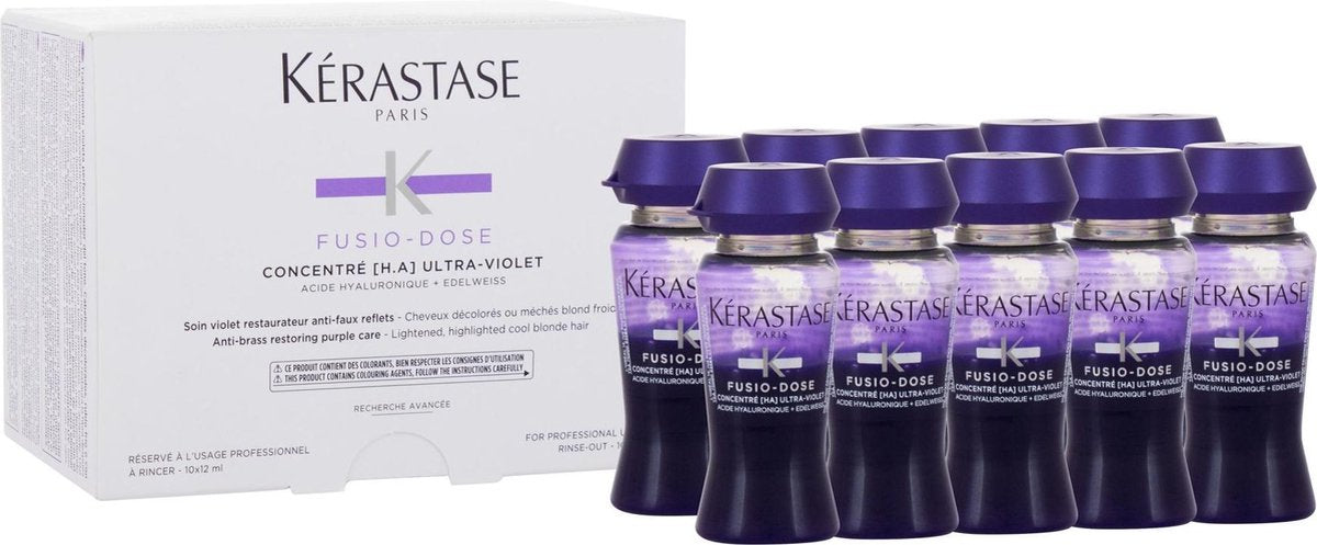 Ka(c)rastase Fusio-dose Concentra(c) [h.a] Ultra-violet 10 X 12 Ml With Pump