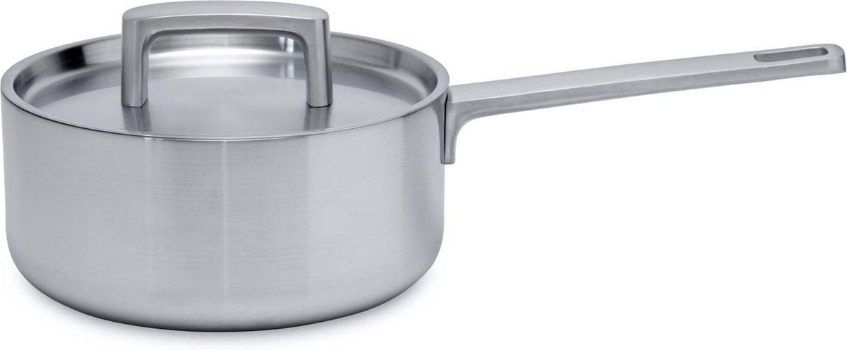 Steelpan met deksel 18 cm
