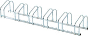 HOMCOM Fietsenrek voor 6 fietsen staal verzinkt 160 x 33 x 27cm