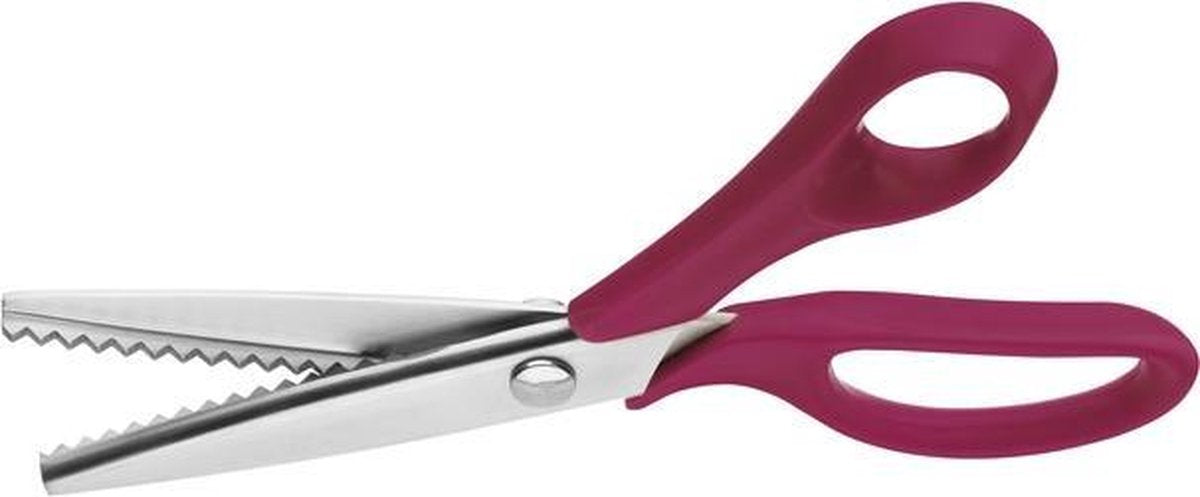 kartelschaar Westcott 21cm kunststof magenta handgreep