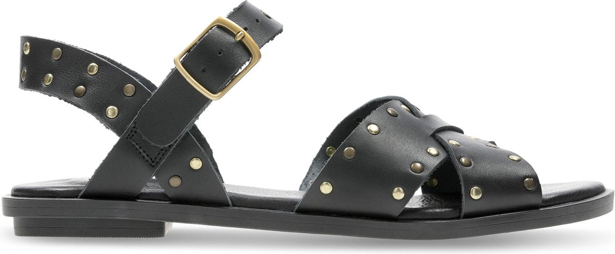 Clarks Willow Gild Dames Sandalen - Black - Maat 37
