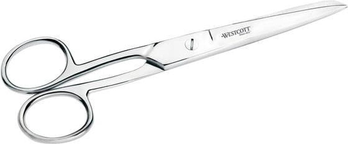 schaar Westcott 13cm RVS glanzend linkshandig
