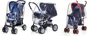 Jippie's - Regenscherm Universeel 3-In-1 Wagens - Transparant