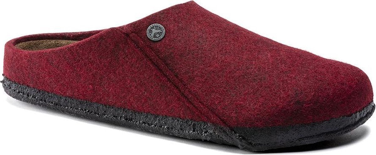 Birkenstock Zermatt narrow Filz Soft Cozy Home Dames Pantoffels - Vermouth - Maat 36