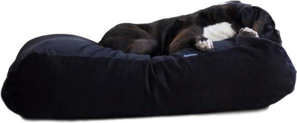 Dog's Companion Hondenkussen - L - 115 x 85 cm - Zwart Ribcord