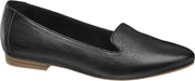 5th Avenue Dames Zwarte leren loafer - Maat 36